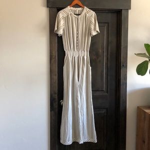 Free People wide leg jumpsuit size Medium
